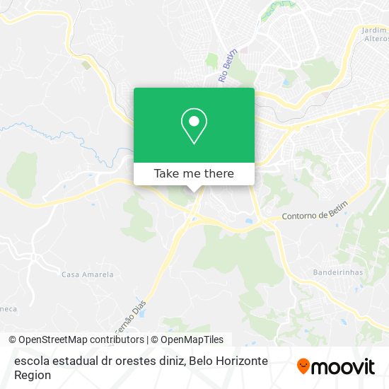 escola estadual dr orestes diniz map
