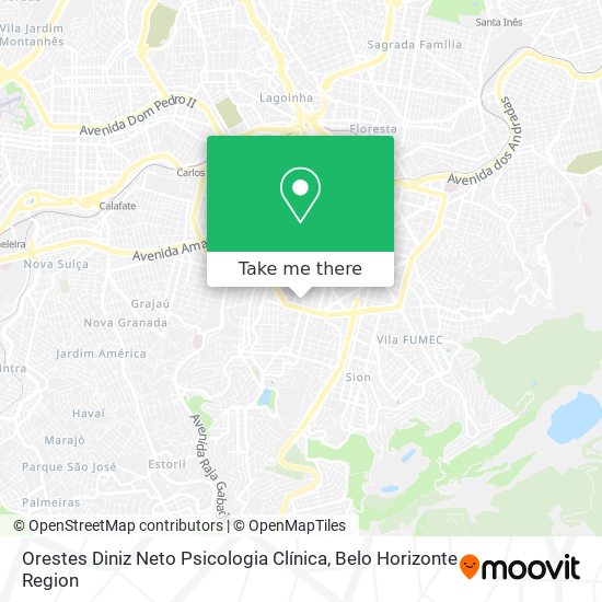 Orestes Diniz Neto Psicologia Clínica map