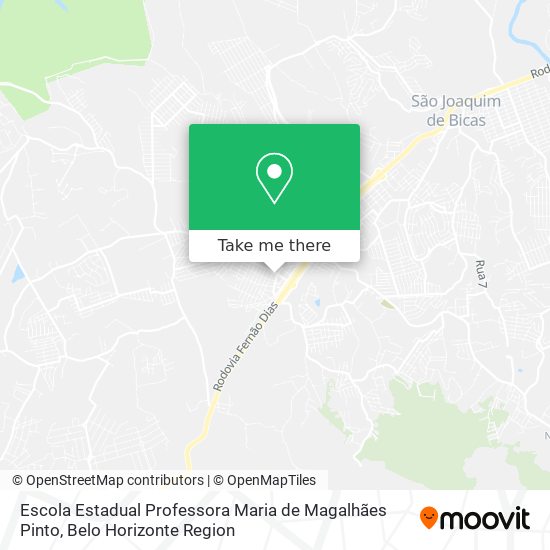 Escola Estadual Professora Maria de Magalhães Pinto map