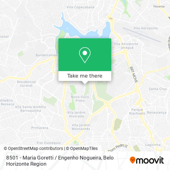8501 - Maria Goretti / Engenho Nogueira map