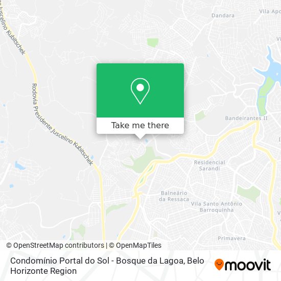 Condomínio Portal do Sol - Bosque da Lagoa map