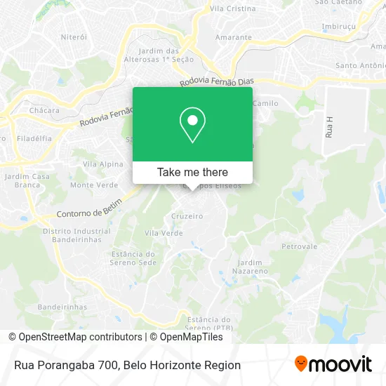 Rua Porangaba 700 map
