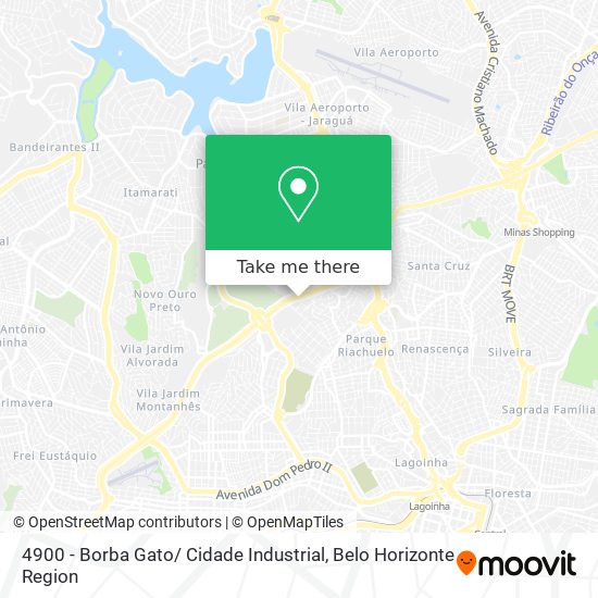 4900 - Borba Gato/ Cidade Industrial map