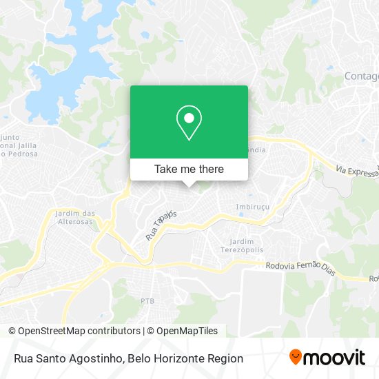 Rua Santo Agostinho map