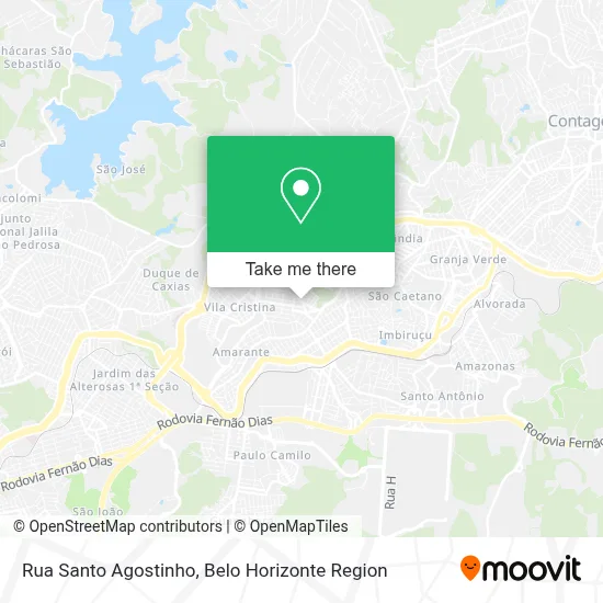 Rua Santo Agostinho map