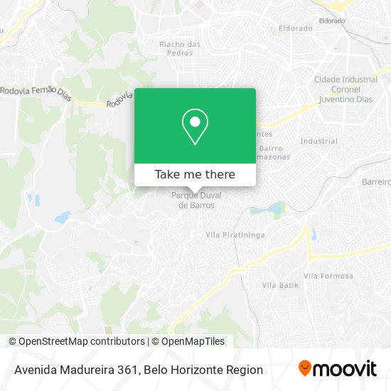 Avenida Madureira 361 map
