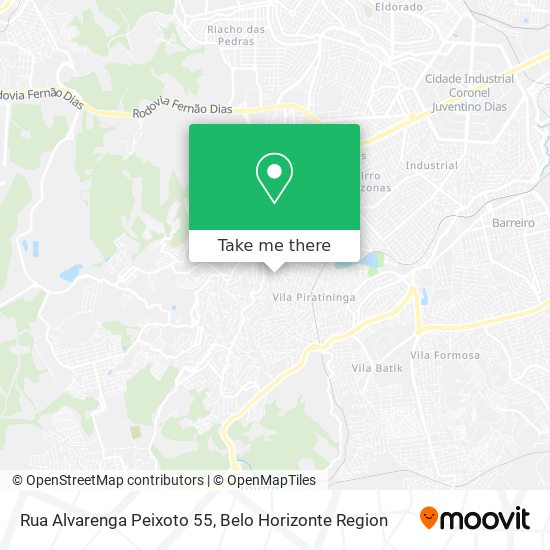 Rua Alvarenga Peixoto 55 map