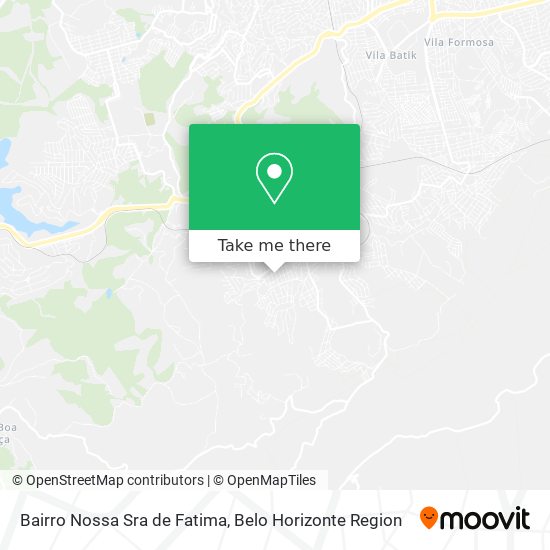 Bairro Nossa Sra de Fatima map