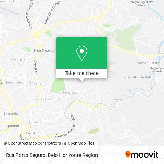 Rua Porto Seguro map