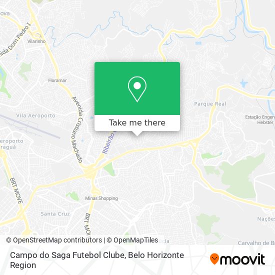Mapa Campo do Saga Futebol Clube