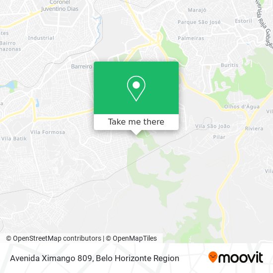Avenida Ximango 809 map