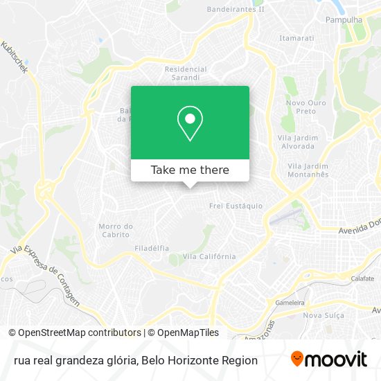 rua real grandeza glória map