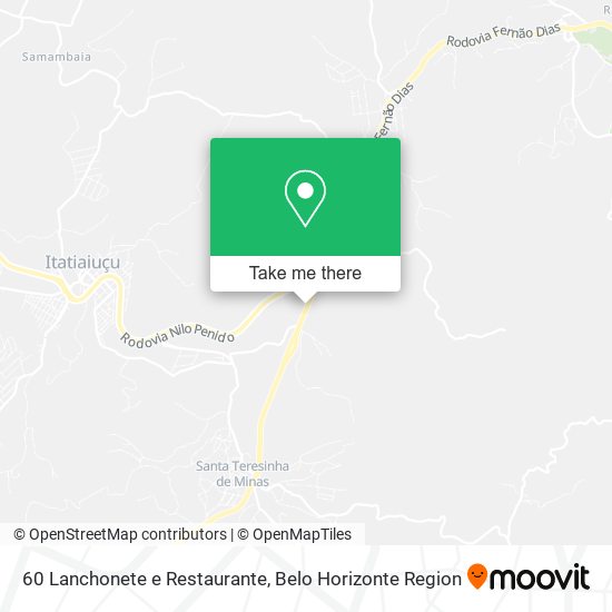 60 Lanchonete e Restaurante map