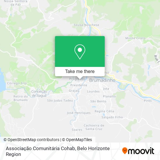Associação Comunitária Cohab map