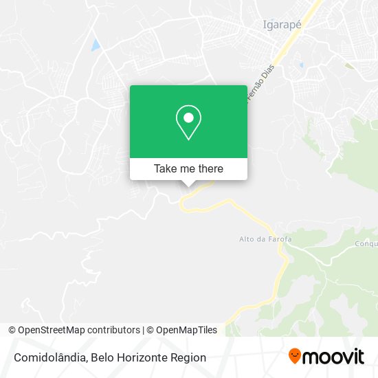 Comidolândia map