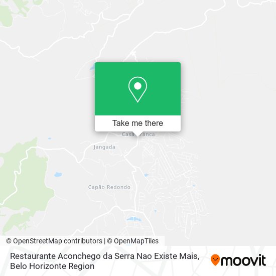 Restaurante Aconchego da Serra Nao Existe Mais map