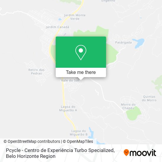 Pcycle - Centro de Experiência Turbo Specialized map
