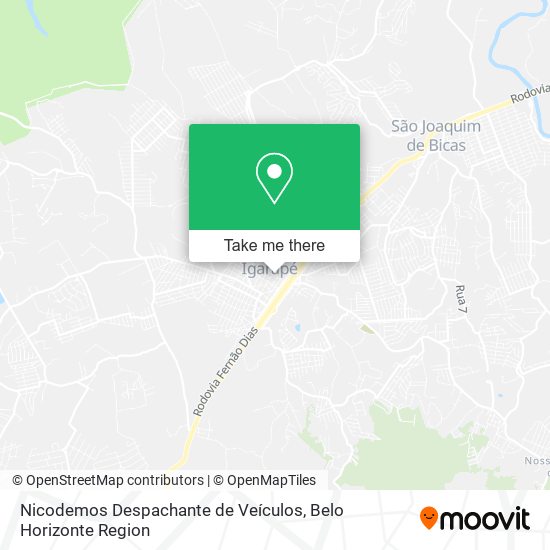 Nicodemos Despachante de Veículos map