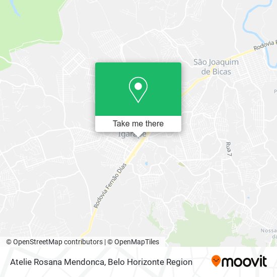Atelie Rosana Mendonca map