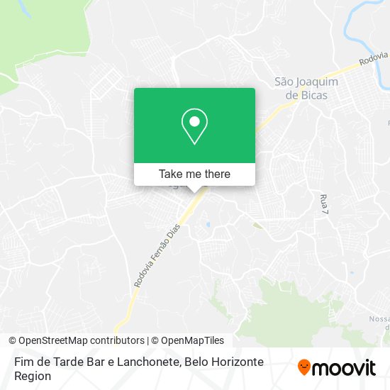 Fim de Tarde Bar e Lanchonete map