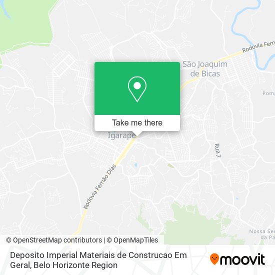 Deposito Imperial Materiais de Construcao Em Geral map