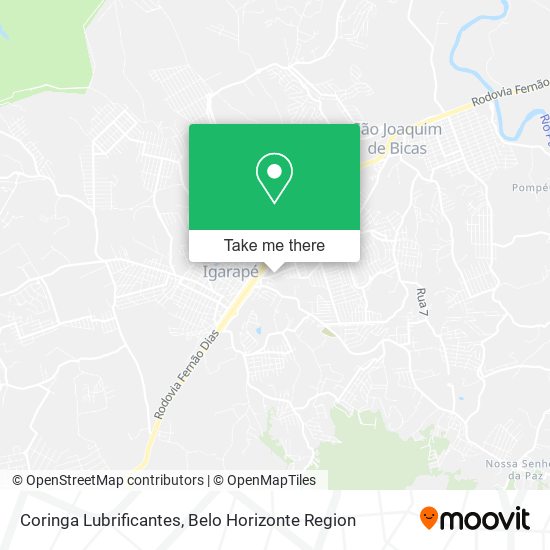 Coringa Lubrificantes map