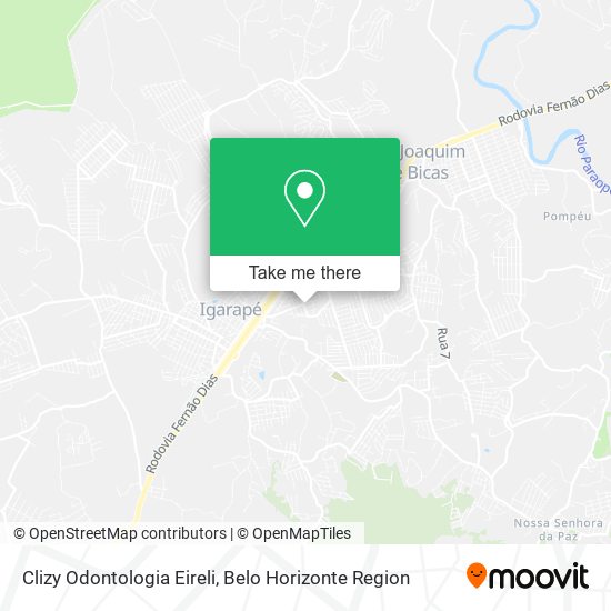 Clizy Odontologia Eireli map
