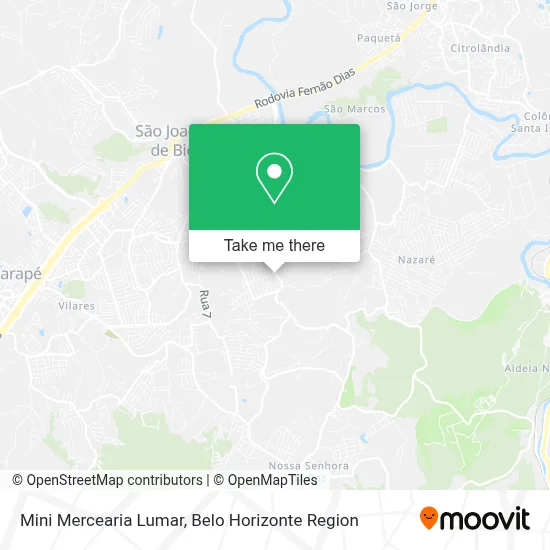 Mini Mercearia Lumar map