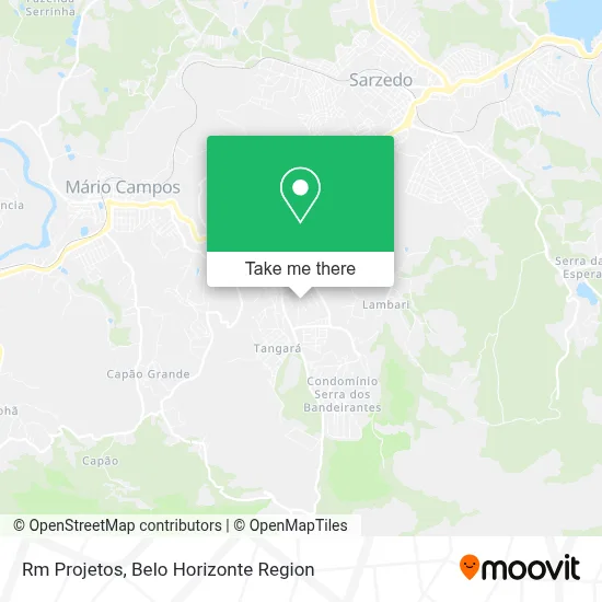 Rm Projetos map