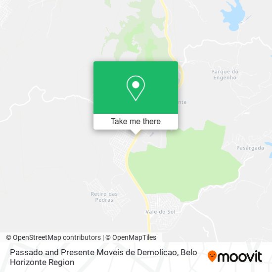 Passado and Presente Moveis de Demolicao map