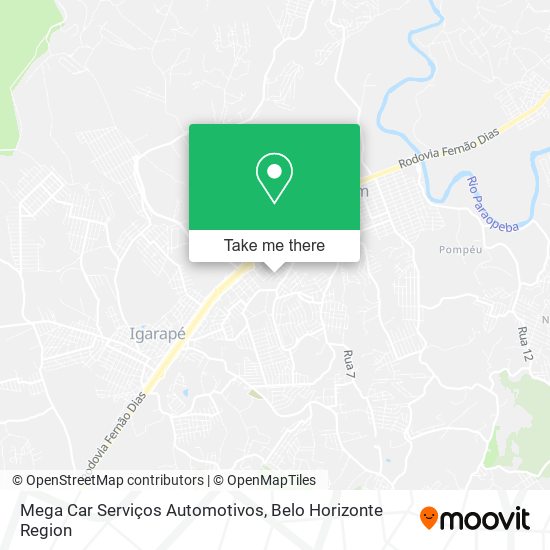 Mega Car Serviços Automotivos map