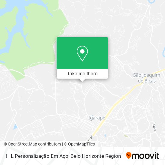 H L Personalização Em Aço map