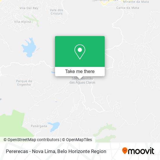 Pererecas - Nova Lima map