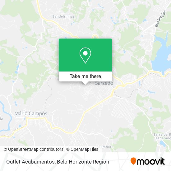 Outlet Acabamentos map