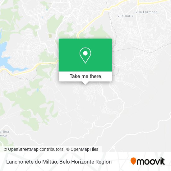 Lanchonete do Miltão map