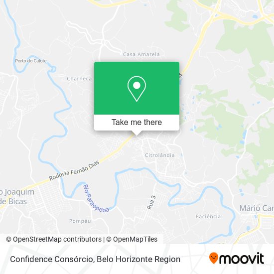 Confidence Consórcio map