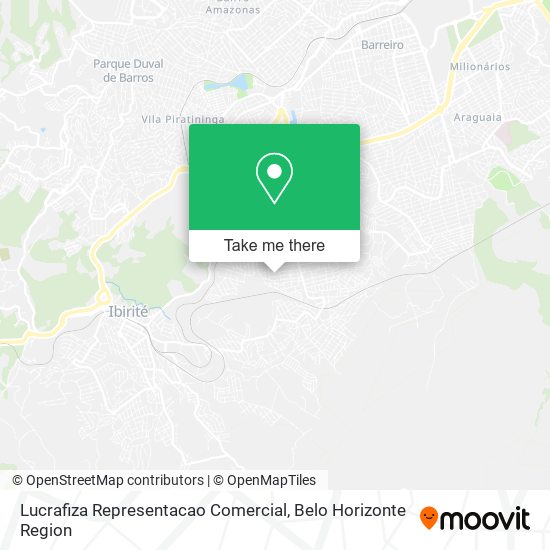 Lucrafiza Representacao Comercial map