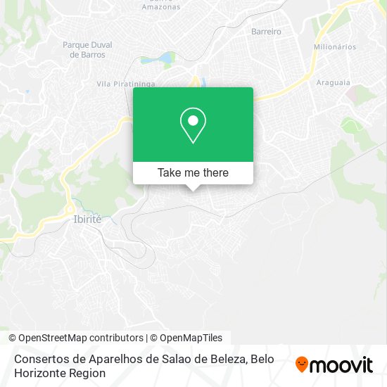 Consertos de Aparelhos de Salao de Beleza map