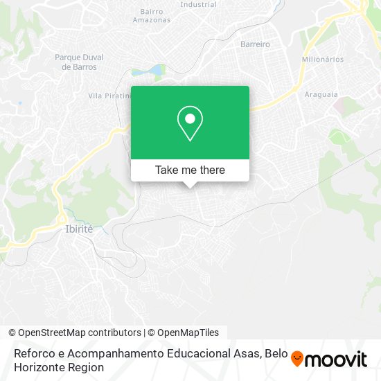 Mapa Reforco e Acompanhamento Educacional Asas