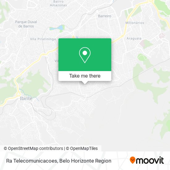 Ra Telecomunicacoes map