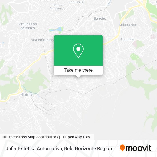 Jafer Estetica Automotiva map