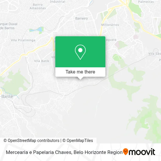 Mercearia e Papelaria Chaves map
