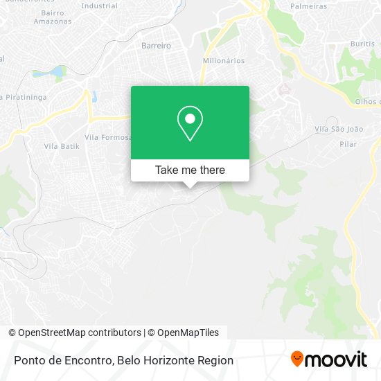 Ponto de Encontro map