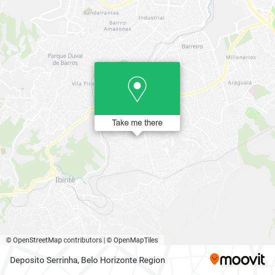 Deposito Serrinha map