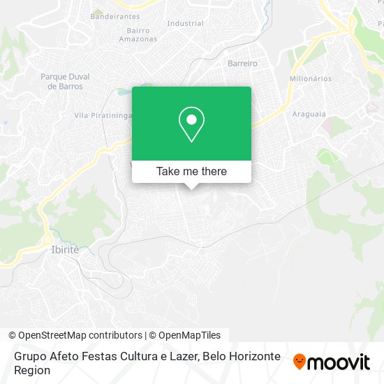 Grupo Afeto Festas Cultura e Lazer map