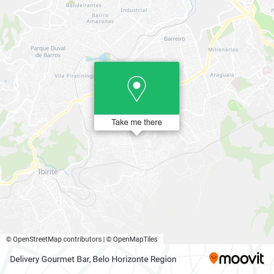 Delivery Gourmet Bar map