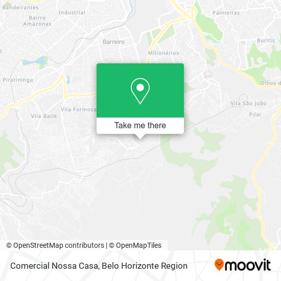 Comercial Nossa Casa map