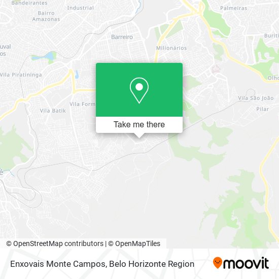 Enxovais Monte Campos map