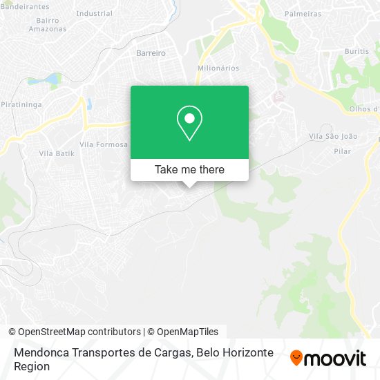 Mendonca Transportes de Cargas map