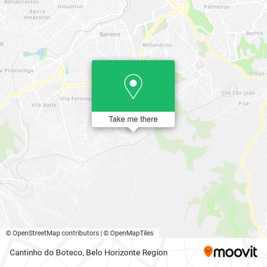 Cantinho do Boteco map